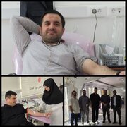 اصحاب رسانه خرم آباد پیش قدم اهدای خون شدند