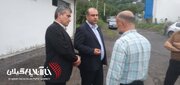 پیگیری میدانی فرماندار لنگرود برای رفع قطعی آب