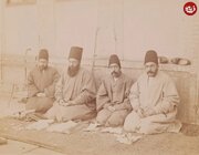 منشی‌های خزانه‌داری سلطنتی در زمان ناصرالدین‌شاه / عکس