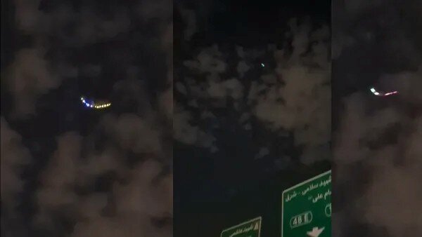 نورهای مرموز در آسمان تهران در شب ۲۹ شهریور ؛ UFO یا پهپاد؟ تصاویر را ببینید
