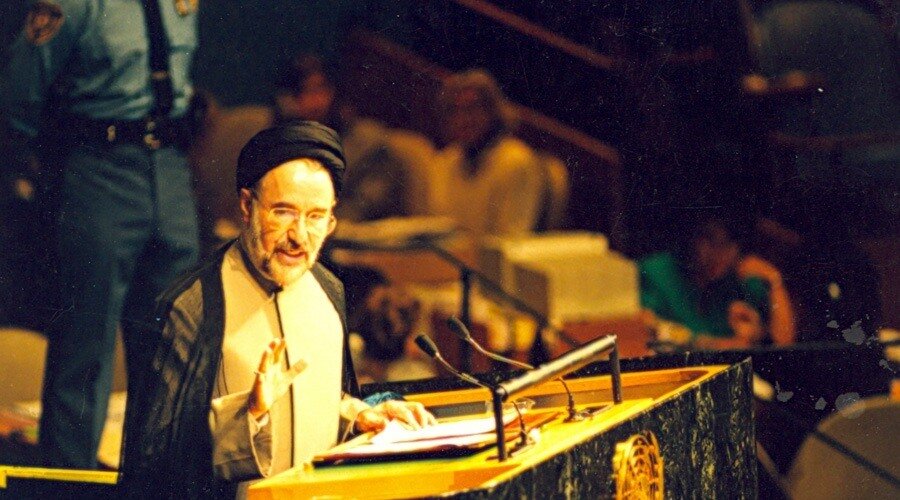 گفت‌وگوی تمدن‌ها؛ از سیدمحمد خاتمی تا مسعود پزشکیان در نیویورک/ بازخوانی ماجرای نام گذاری سی‌ام شهریور به عنوان روز «گفت‌وگوی تمدن‌ها»