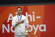 طلای کاراته ایران و اهدای مدال به محمود نعمتی + فیلم