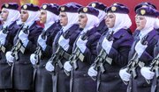 مراسم فارغ‌ التحصیلی اولین دوره پلیس زنان در سوریه + فیلم