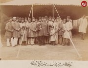 ناصرالدین‌شاه و درباریان در روز جشن آش ییلاقی / عکس