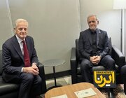 تصویر دیدار و گفت وگوی پزشکیان و نخست وزیر نروژ