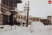 نمایی از برف سنگین در شهر رشت؛ سال ۱۳۴۰ / عکس