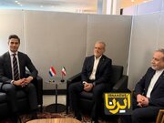 دیدار رئیس جمهوری ایران با نخست وزیر هلند