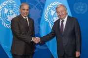 شهباز شریف در دیدار با گوترش: برای صلح افغانستان اقدام عملی کنید