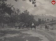عبور از کوچه باغ‌های تجریش در دوران ناصرالدین‌شاه / عکس