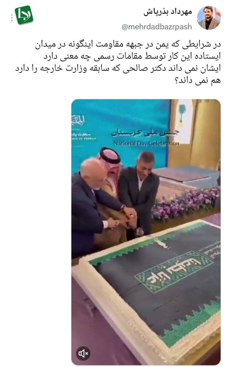 انتقاد وزیر رئیسی از معاون پزشکیان با انتشار تصویر کیک بریدن قائم پناه و علی اکبر صالحی + متن و عکس