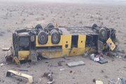 آخرین وضعیت مصدومان واژگونی اتوبوس کرمانشاه ـ تهران؛ ۹ نفر ترخیص، ۱۳ نفر تحت درمان