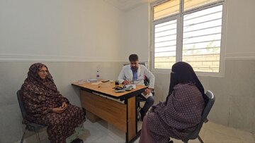ارائه خدمات درمانی رایگان نیروی دریایی ارتش در جاسک