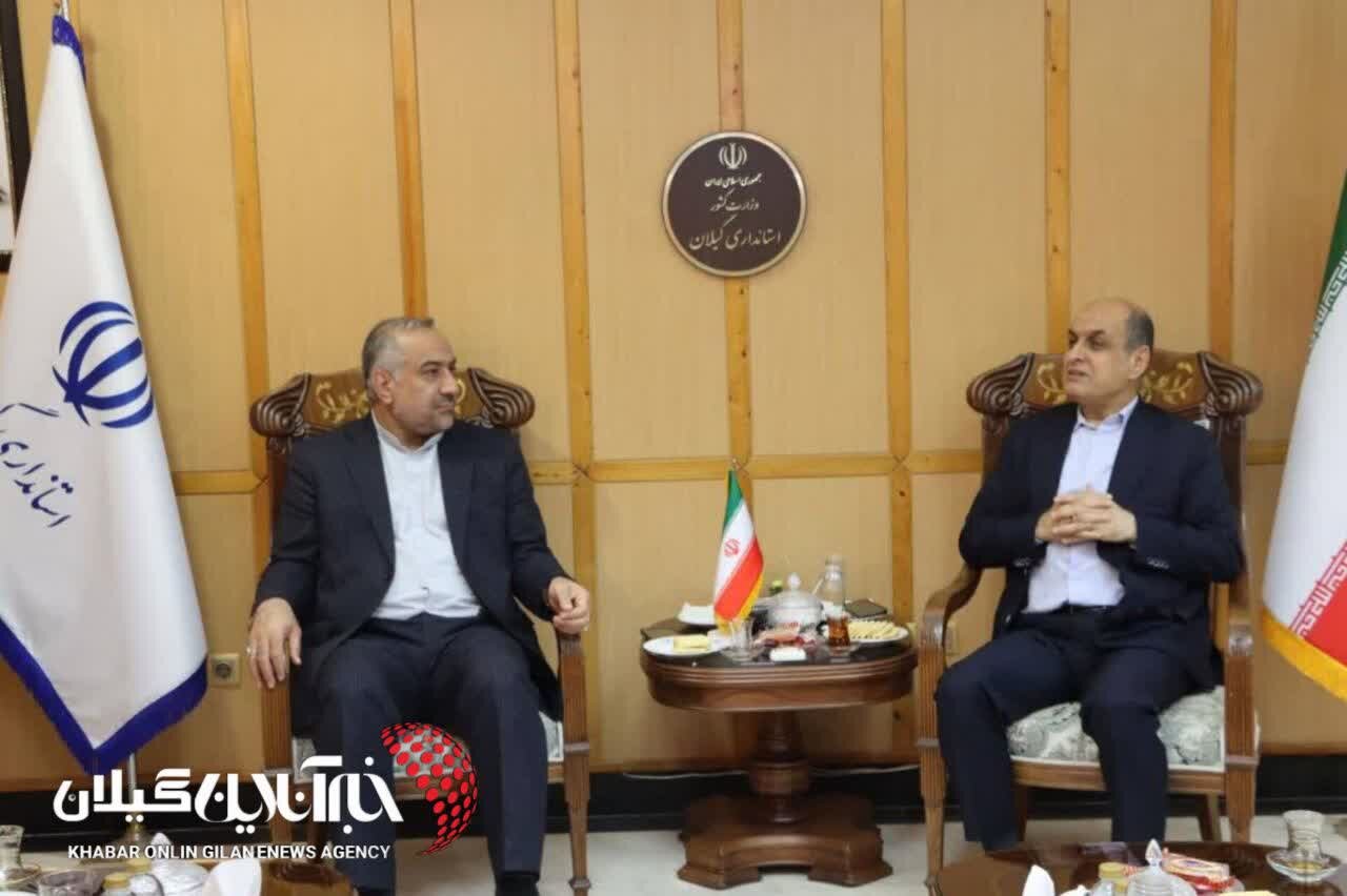 در نشست استاندار با رئیس سازمان زندان های کشور بررسی شد؛ظرفیت مولدسازی برای انتقال زندانهای گیلان به خارج از بافت شهری در نشست استاندار با رئیس سازمان زندان های کشور بررسی شد؛ظرفیت مولدسازی برای انتقال زندانهای گیلان به خارج از بافت شهری