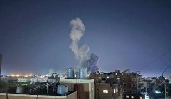 نیروی هوایی و توپخانه اسرائیل چندین منطقه در جنوب لبنان را بمباران کردند + فیلم