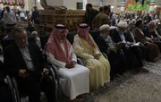 حضور سفیر عربستان در مراسم هفتم آیت‌الله‌ العظمی شبیری زنجانی