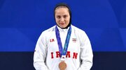وزنه‌بردار اردبیلی دومین مدال تاریخ بانوان ایران را گرفت