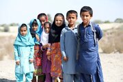 صحنه‌ای متفاوت از افتتاح مدرسه‌ای در منطقه محروم سیستان و بلوچستان + فیلم
