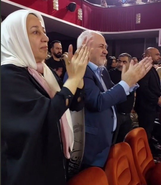 جدیدترین عکس از محمدجواد ظریف در یک مراسم