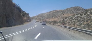 اجرای ۲۹۰۰ کیلومتر خط‌کشی در راه‌های چهارمحال‌وبختیاری
