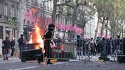 ادامه ناآرامی‌ها در فرانسه؛ از درگیری با پلیس تا غارت فروشگاه پوشاک + فیلم