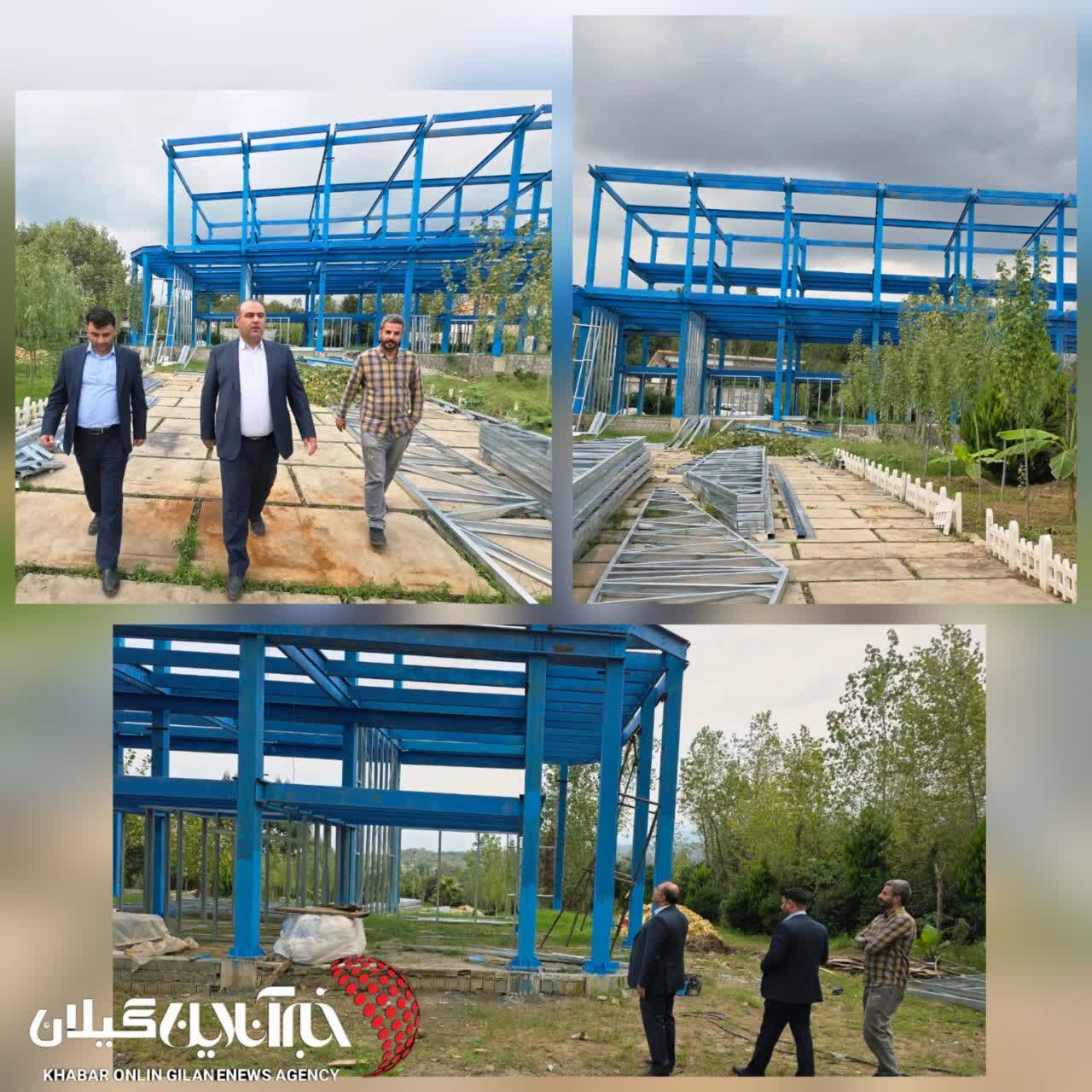 بازدید فرماندار لنگرود از «دامون ۱»؛ پروژه ۴۰ میلیاردی گردشگری اطاقور در مسیر بهره‌برداری