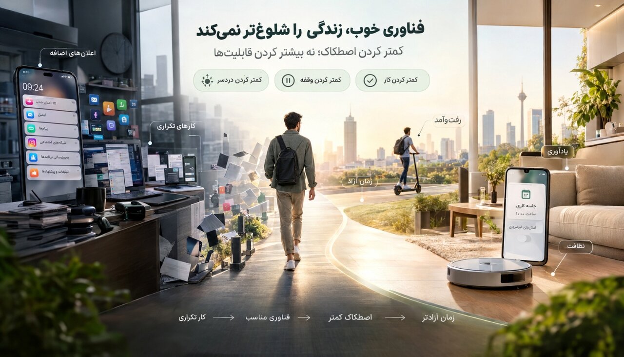 چطور با کمک فناوری، وقت روزانهمان را پس بگیریم؟