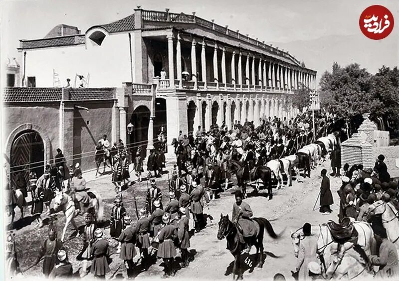 ورود کاروان سلطنتی مظفرالدینشاه به تهران؛ ۱۳۰ سال قبل / عکس