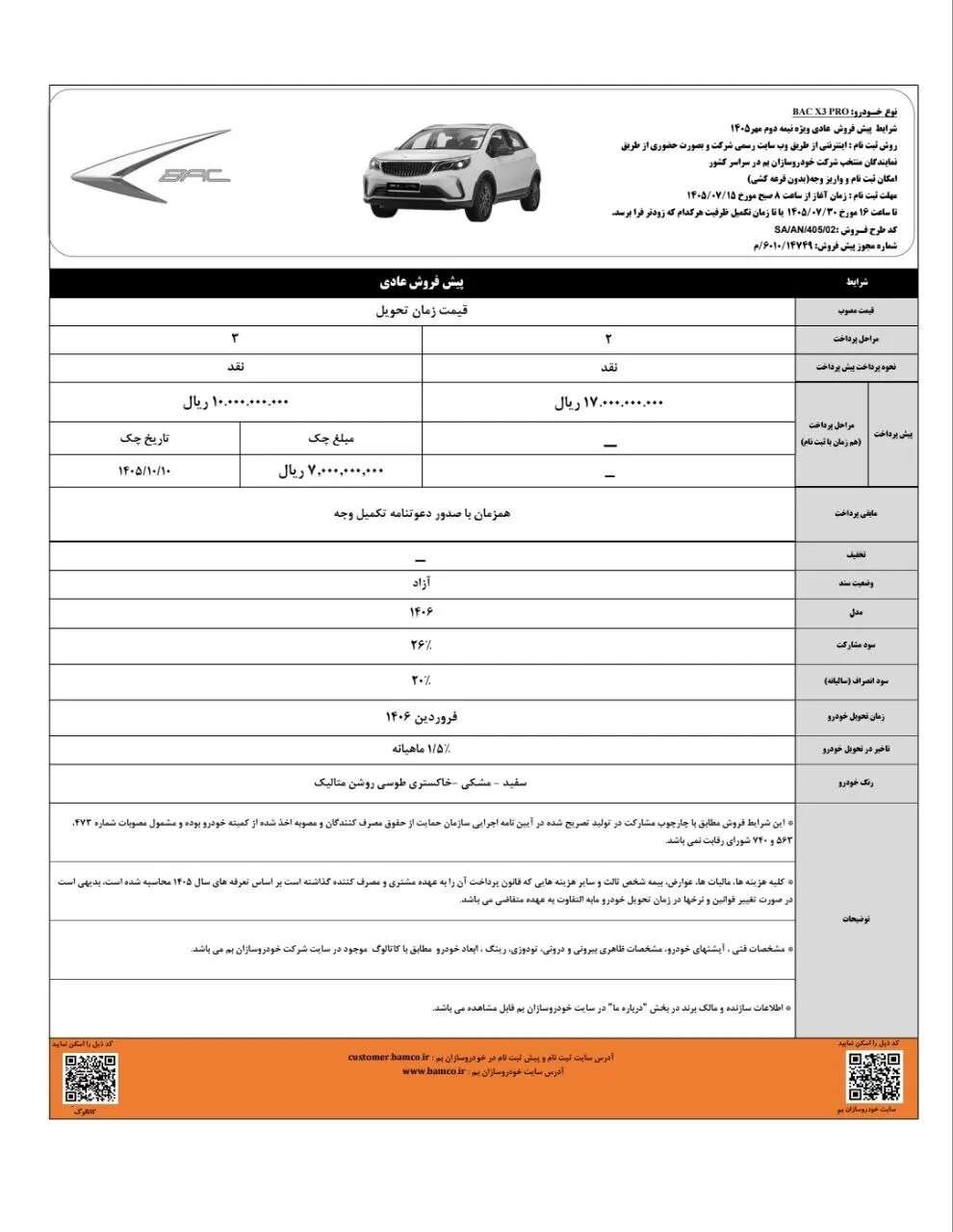 شرایط پیشفروش بک X۳ پرو مدل ۱۴۰۶ اعلام شد