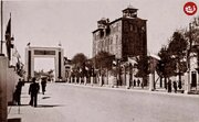 نمایی از شمس‌العماره و خیابان ناصرخسرو تهران در سال ۱۳۱۸