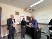 تکریم فرزندان شهید در انتقال خون کرمانشاه