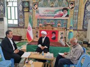 تشریح برنامه‌های توسعه گردشگری و مرمت آثار تاریخی در دیدار رئیس اداره میراث فرهنگی سرخه با امام جمعه