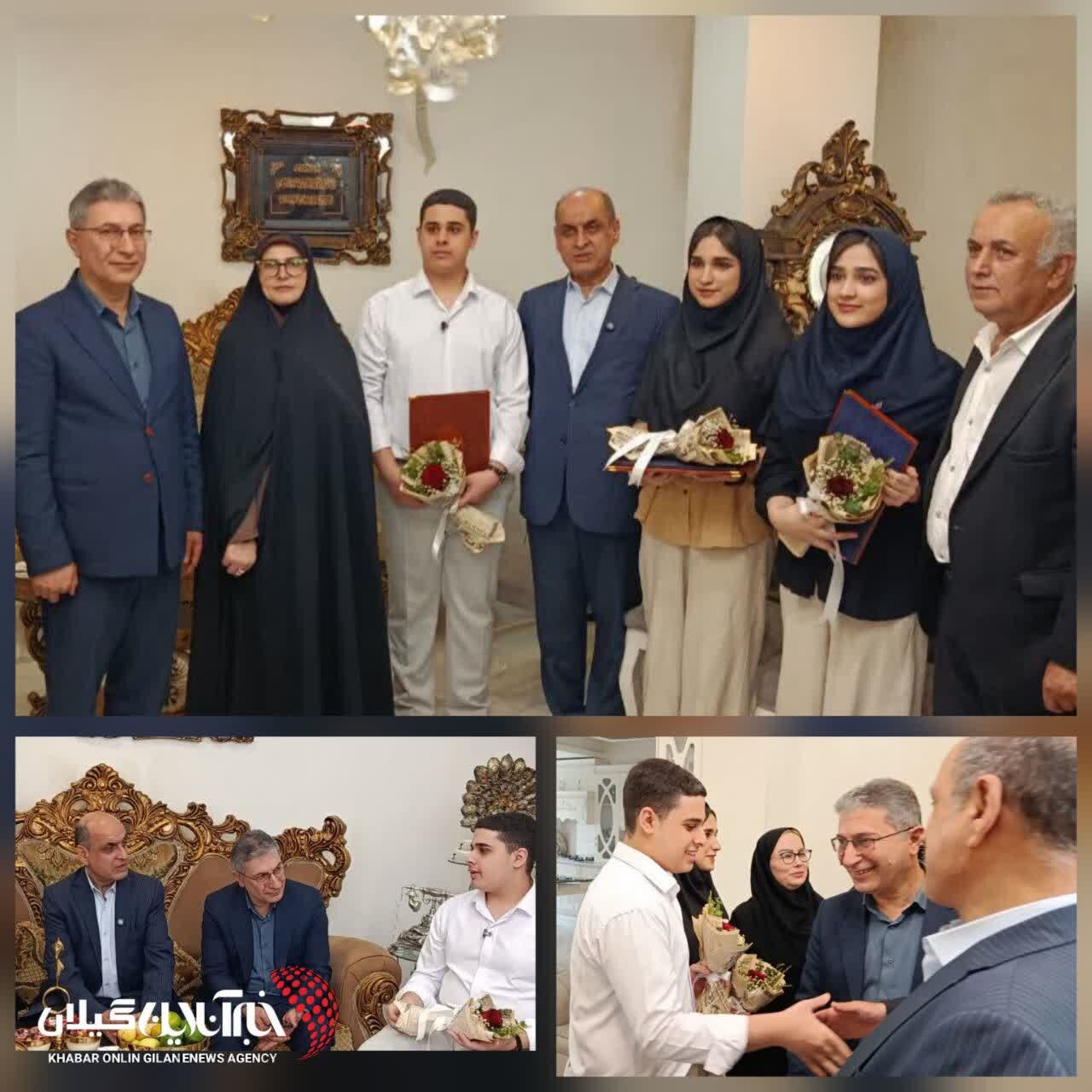 استاندار گیلان در دیدار با سهقلوهای رتبهبرتر کنکور:موفقیت سهقلوهای صومعهسرایی، جلوهای از ظرفیت علمی و نخبگانی استان است استاندار گیلان در دیدار با سهقلوهای رتبهبرتر کنکور:موفقیت سهقلوهای صومعهسرایی، جلوهای از ظرفیت علمی و نخبگانی استان است