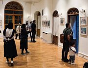 تصویرگری شعرهای محمدرضا شفیعی کدکنی/ نمایشگاه آثار راه‌یافته به جایزه تصویرگری «اگر می‌شد صدا را دید» افتتاح شد