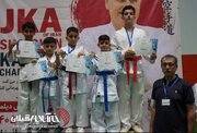 طلوع افتخار از کومله در آسمان کاراته گیلان؛ تبریک شهردار و شورای شهر به مدال‌آوران