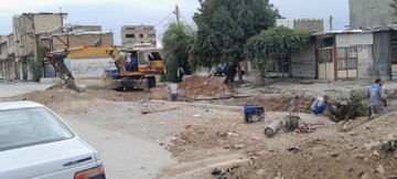 افت فشار و هدررفت آب در دو نقطه کرمانشاه برطرف شد