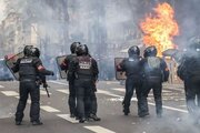 گسترش درگیری پلیس فرانسه با دانشجویان معترض + فیلم