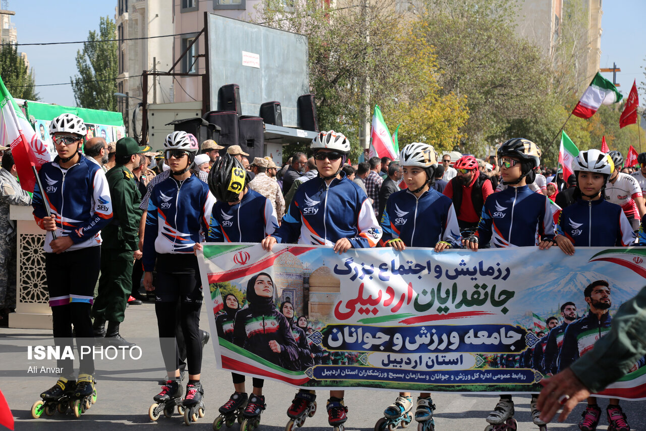 رزمایش عظیم ۱۰۰ هزار نفری جان فدایان حسینی در اردبیل