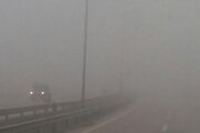 مه سنگین، مسکو را بلعید؛ افق شهر در غبار گم شد + فیلم
