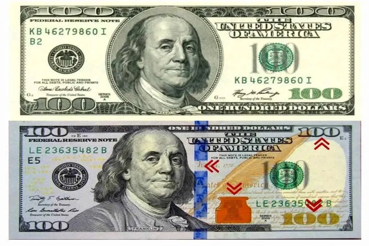شناخت تفاوت دلار سبز با آبی را برای جلوگیری از کلاهبرداری + فیلم