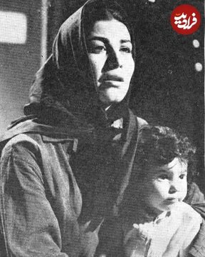 پوری بنایی در ۲۹ سالگی و در نمایی از فیلم شهر گناه؛ سال ۴۸ / عکس