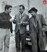 فردین و بیک ایمانوردی در نمایی از فیلم چرخ و فلک؛ سال ۴۶ / عکس