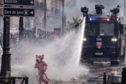 بررسی ادعای بازداشت «پلنگ صورتی» در اعتراضات فرانسه / جولان تصاویر ساخته شده با هوش مصنوعی در شبکه‌های اجتماعی