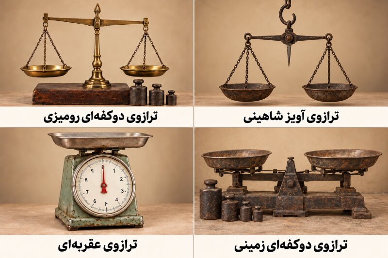 ترازوهای قدیمی در ایران