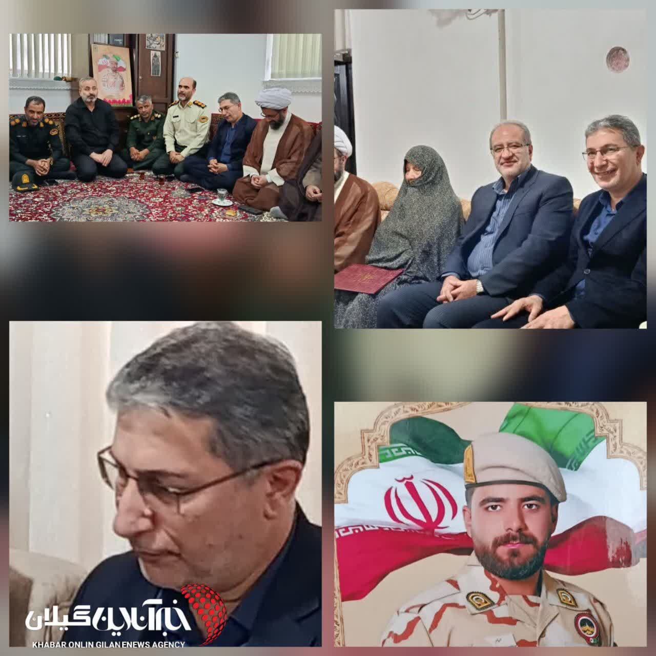 فرماندار صومعه سرا با خانواده های شهیدان میرنوری یزدانپرست و امیرحسام جوینده دیدار و دلجویی کرد فرماندار صومعه سرا با خانواده های شهیدان میرنوری یزدانپرست و امیرحسام جوینده دیدار و دلجویی کرد