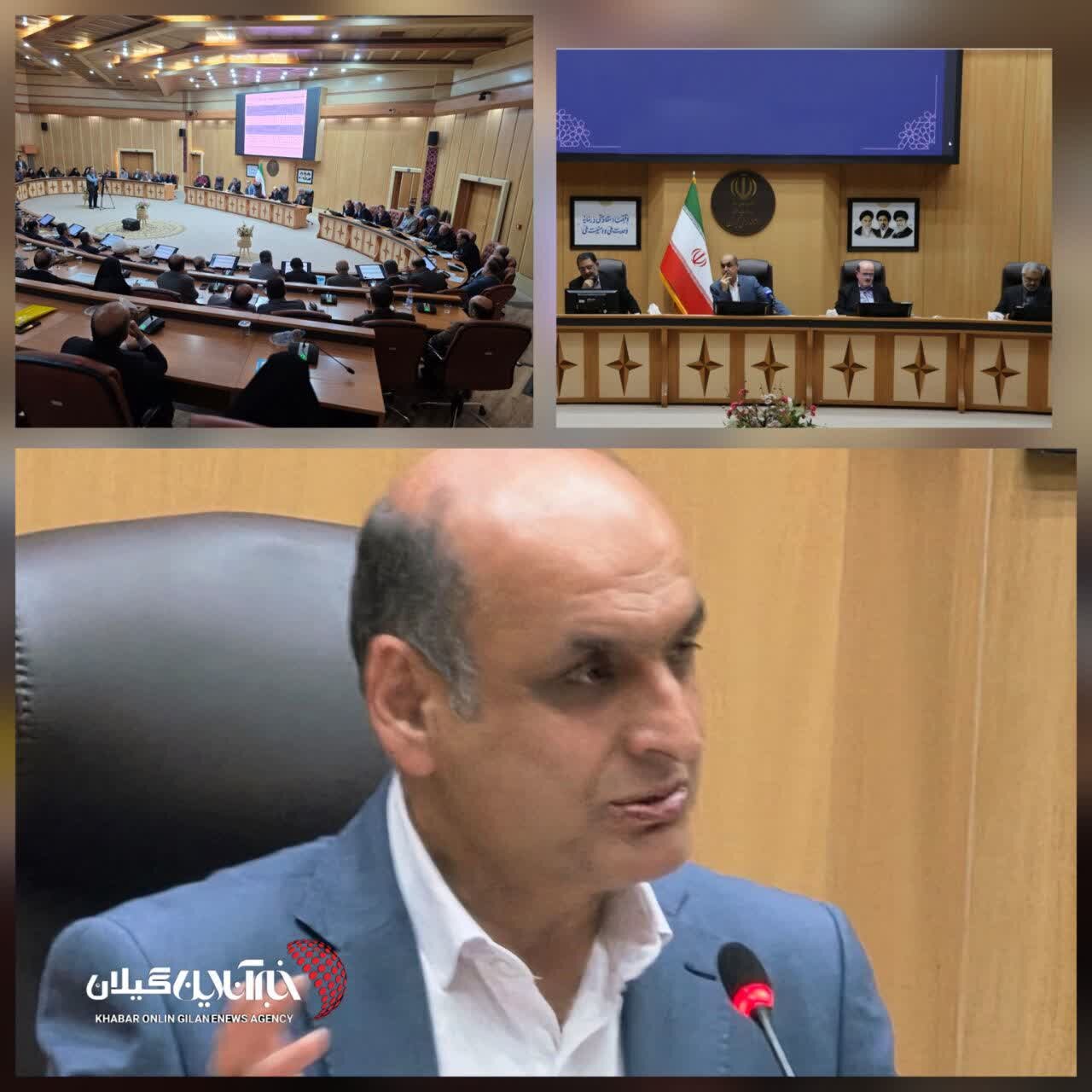 استاندار در جلسه شورای توسعه و برنامه‌ریزی گیلان:۶۴۰۰ میلیارد تومان اعتبار استانی بین شهرستان‌های گیلان توزیع شد