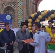 استقبال مدیرعامل شرکت توزیع برق استان سمنان از سفیر همدلی صنعت برق