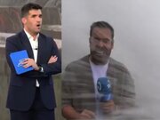 گزارش مرگبار یک خبرنگار اسپانیایی در پخش زنده تلویزیونی + فیلم
