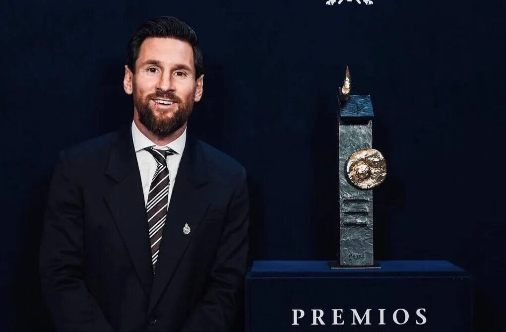 مسی بالاترین مقام اسپانیا را دریافت کرد + فیلم