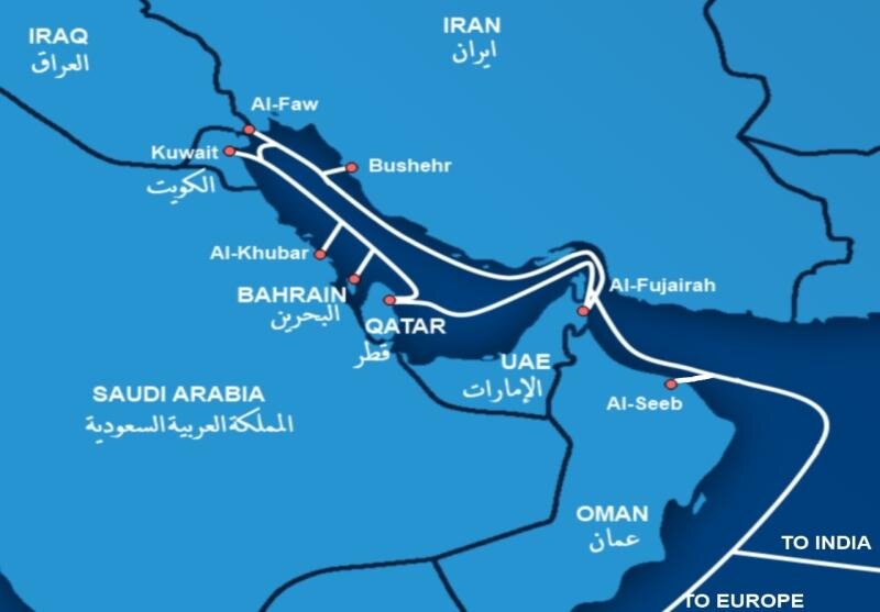 کابل‌های اینترنت تنگه هرمز کدام‌اند، چه سهمی از ارتباطات جهان دارند و حمله به آن‌ها چه پیامدی دارد؟