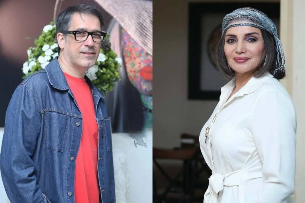 فرهاد جم و الهام پاوه‌نژاد پس از ۳۲ سال در یک قاب + فیلم